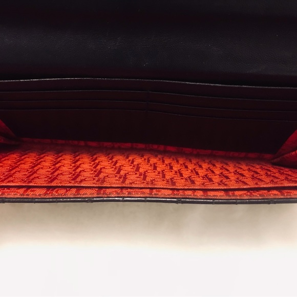 Christian Dior Cannage Vintage Wristlet Clutch Wallet  Black Leather (AUTHENTIC) - Picture 11 of 12